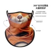 夏季 童防晒挂耳骑三巾PD角面户外机车行面罩旅游沙滩露营登山围儿