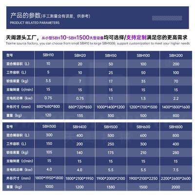 SBH小型三维运动混合机实验室高速混合机干粉混料机三维混合机