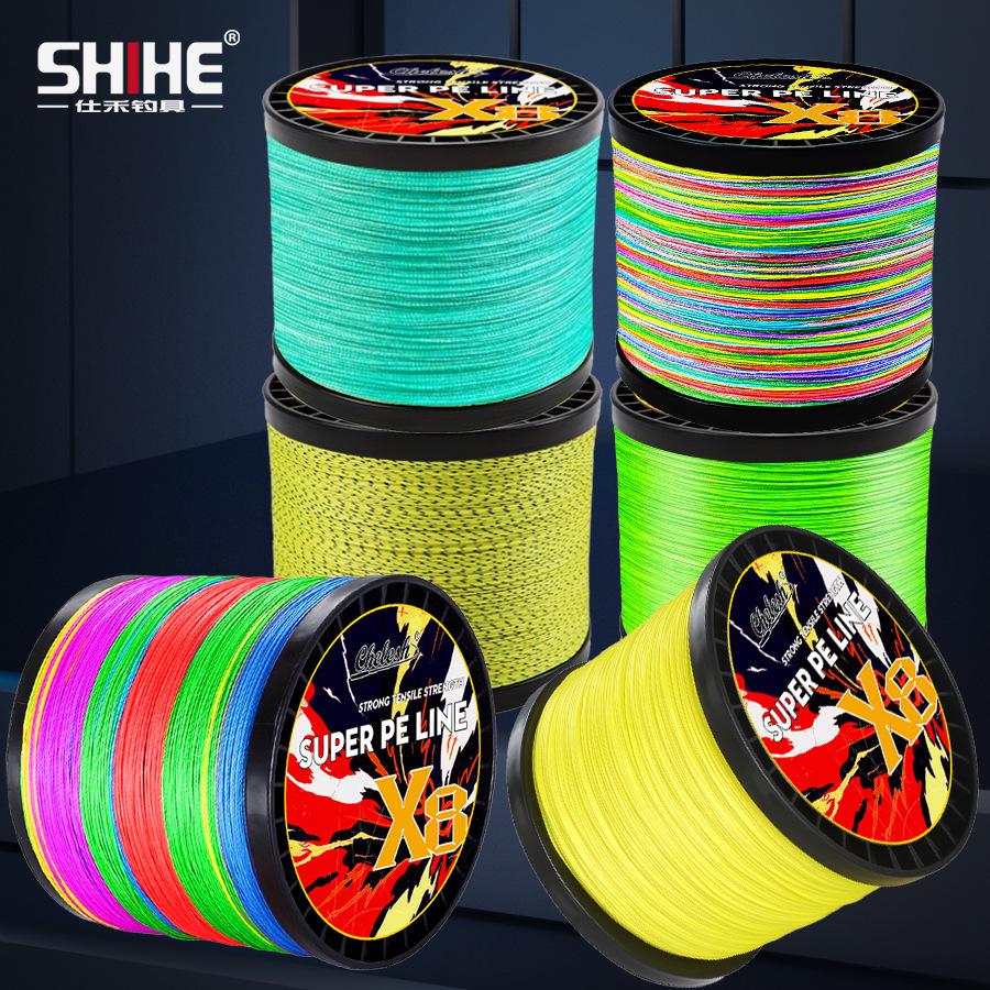 钓鱼线斑点米数编制PE外贸鱼线