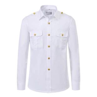 路服白衬衫 工作短服务铁新式 铁路制服男路衬衣高铁乘员窗口袖 正品