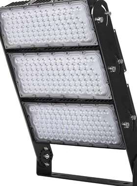 LED单色RGBW公园广告牌球场码头隧道照明投射投光塔吊高杆灯900W