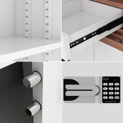电子密柜加厚带锁密码文件柜公LG-15698室办财务资料柜保纹档案柜