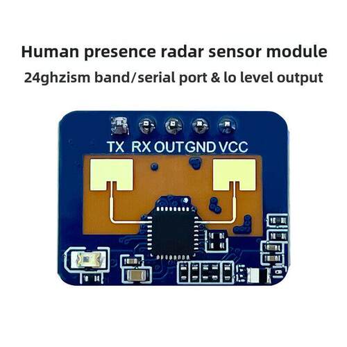 Ld2410C雷达模块方形封装智能蓝牙传感器