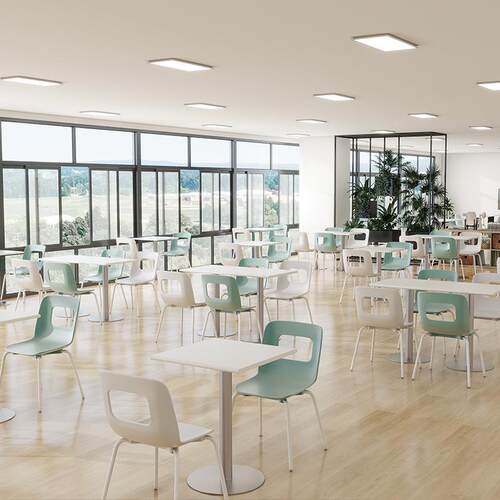 校堂餐桌椅快餐店长方形学校餐桌公司职食工四餐BBM人位二人位桌