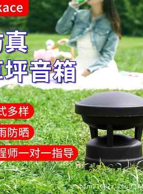 flykace LD-201草坪音箱 灯塔造型草坪音响黑色绿色可选带功放
