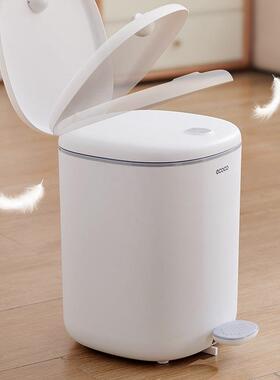 圾桶用客厅卫生垃间厕所带踩盖现代简E2228/E2约大脚脚踏厨房厨余