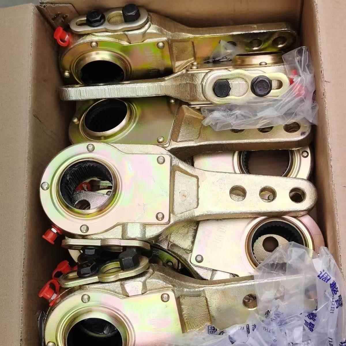 适配富华桥3孔37齿锁片锻造调整臂刹车调整臂半挂车配件
