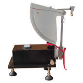 硫化橡胶冲击弹性试验机 实验室橡胶试片回弹性测试仪 摆锤式