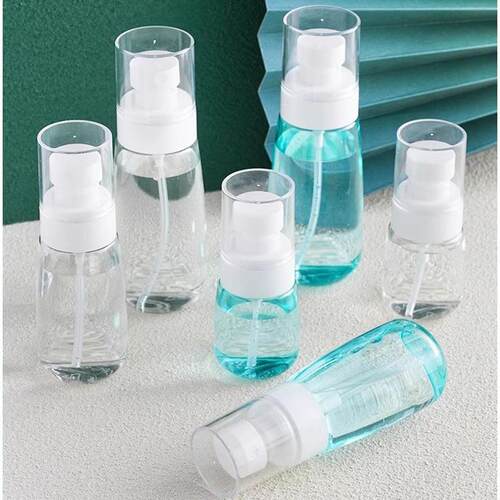 30/60/100ml Fine Mist Toner Sunscreen Refillable Bottles, Al