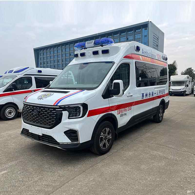 程力威牌福ford特新全顺v363T8救护车120急救车救护车生产
