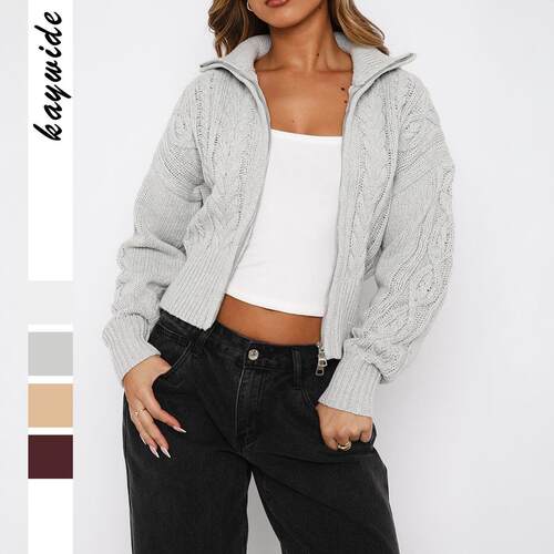 Long sleeved woolen women's clothing