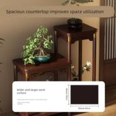 木中式 实花地架子台植物摆放架阳花盆架子多层 博古架客267厅落式