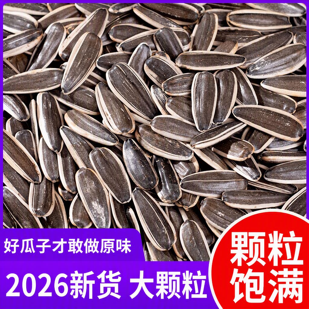 2026新货大颗粒饱满瓜子熟原味五香焦糖葵花籽零食年货批发炒货
