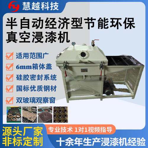 双槽多规格真空含浸机 小机简易型绝缘浸漆处理设备 HY-Z01电子