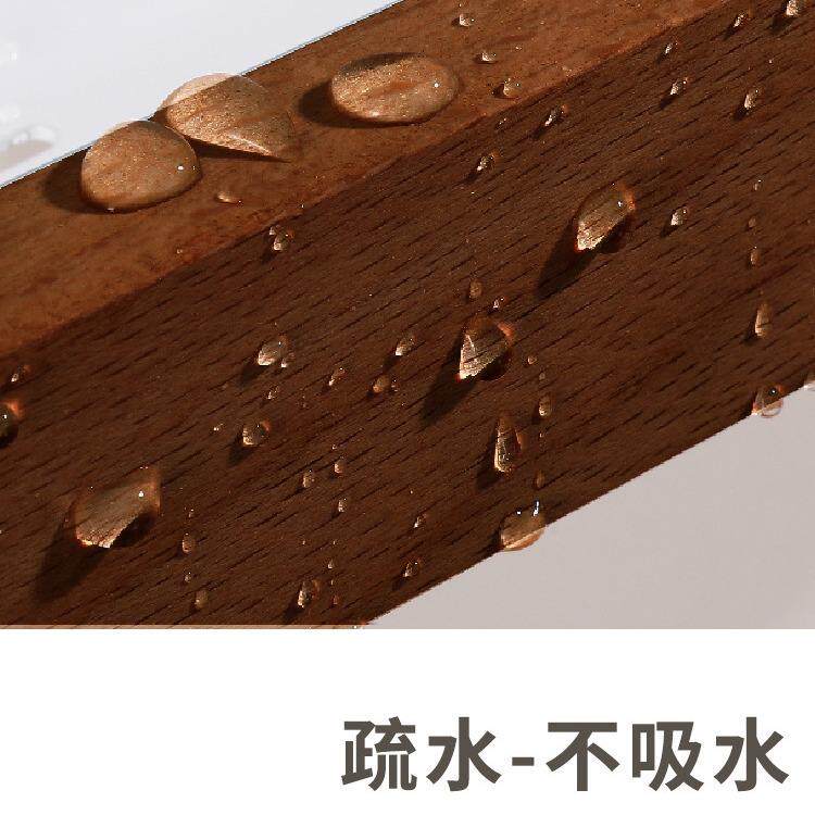 黑胡置桃木间纸巾洗脸巾物盒架免打孔卫生双层洗脸巾收纳615纸巾