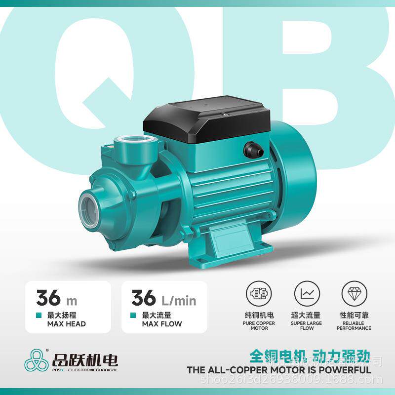 厂家直供QB60QB70QB80自吸清水泵旋涡式离心泵110v220v