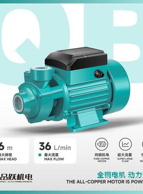 厂家直供QB60QB70QB80自吸清水泵旋涡式离心泵110v220v