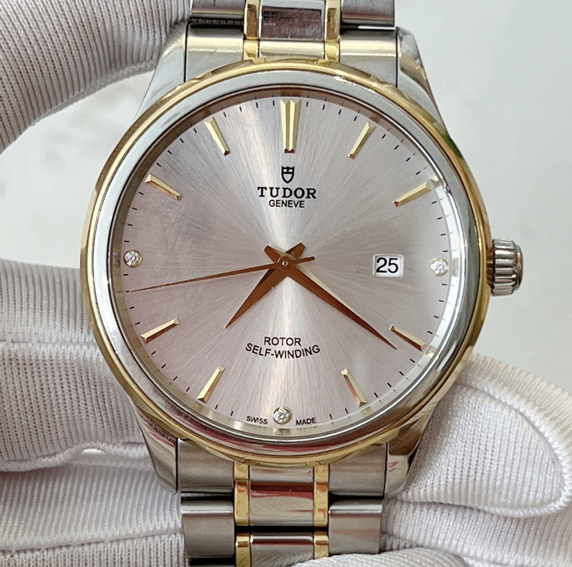 先鉴后发98新帝舵风尚系列M12703-0005自动机械男表腕表41mm正品