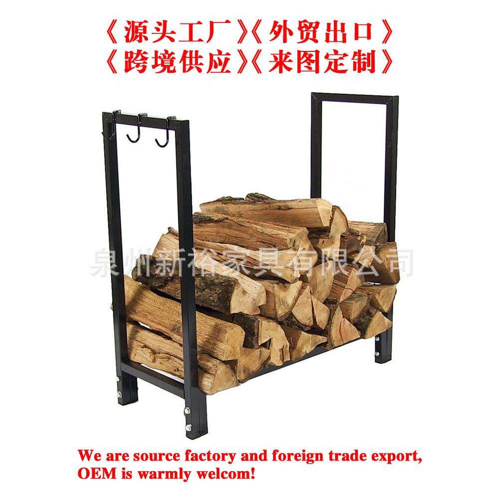 火柴架壁炉工具铁艺木柴堆放架置物架热销爆款