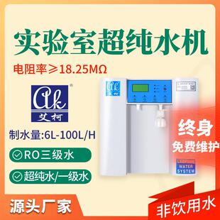 畜牧实验室超纯水机艾柯 6L~100L/H超纯水系统 EDI去离子一机两用