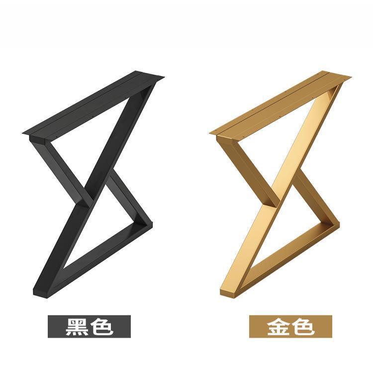 定作单边吧台腿支架金属橱柜支撑脚简易书桌餐台办公桌子腿茶几腿