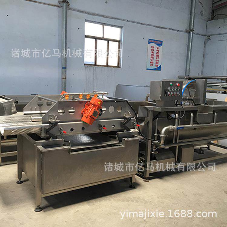 果蔬气泡清洗机涡流清洗机海产品深加工设备小龙虾气泡清洗机