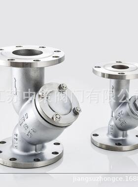 GL41W-40P GL41W-40RL不锈钢Y型过滤器 蒸汽导热油化工防腐过滤器