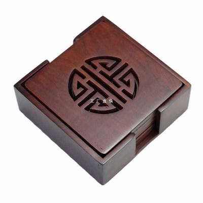 ft实木碗垫 盘垫 越南花梨木特大号实木碗垫防烫隔热家用餐桌垫批