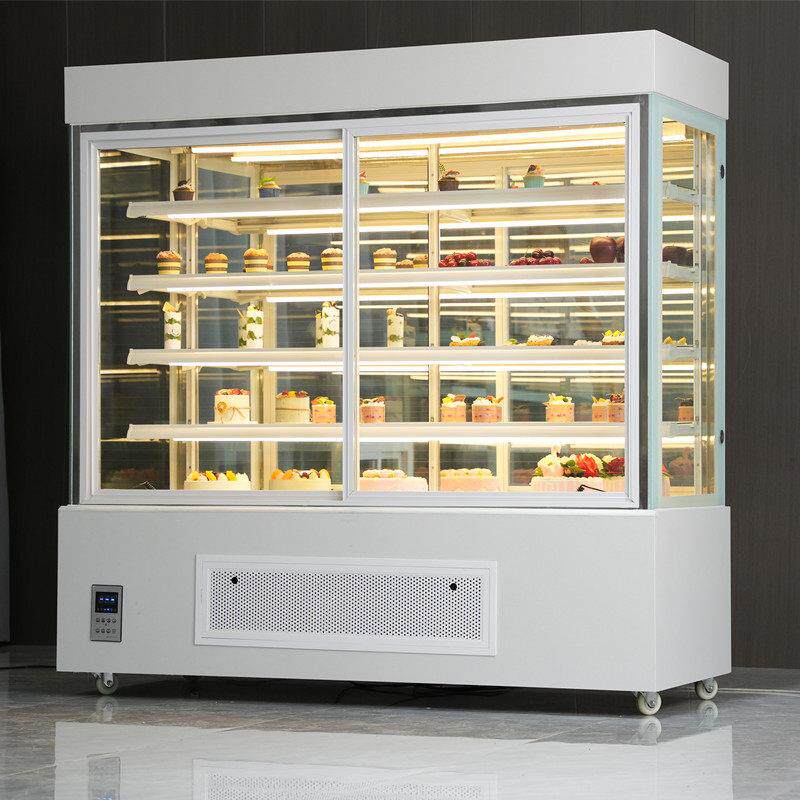 逸昂立式蛋糕展示柜冷藏甜品展示柜加高商用饮料西点保鲜风幕冰柜