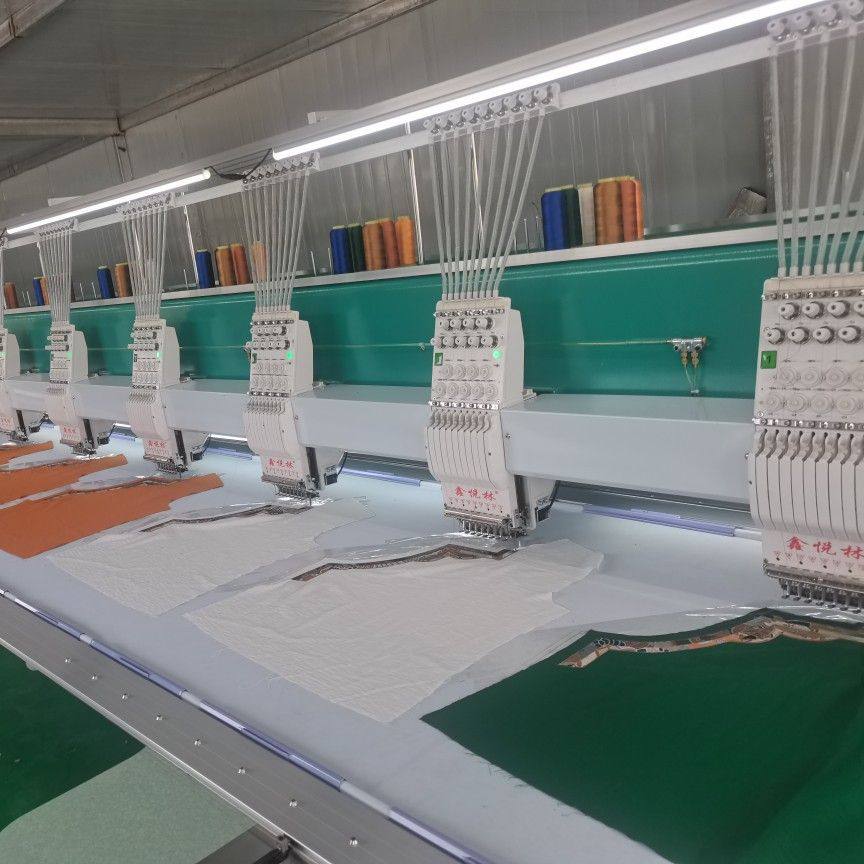 电脑绣花机高速毛巾混合绣链条绣商用单头六针绣字刺绣机绣花设备