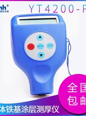 一体铁基涂层测厚仪YT4200-P1金属漆涂层测厚计家电涂层测厚仪