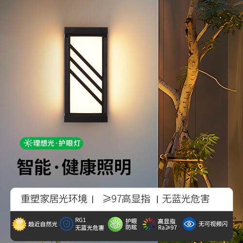 户外壁灯中式防水别墅大门两侧门柱中国风走廊过道庭院景观灯125L