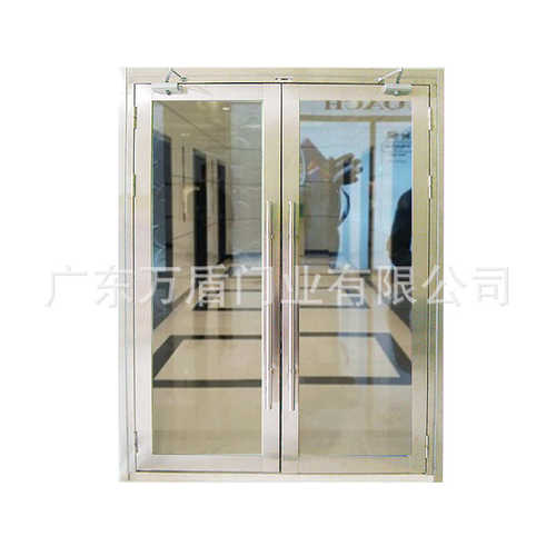 甲级不锈钢防火玻璃门乙级不锈钢玻璃防火门丙级钢质隔热消防门