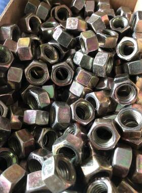 FWT4彩锌2GB52/DIN934反牙六角螺级母反牙（左）M1*牙1.75