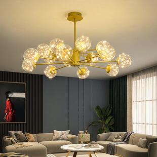 魔豆灯现代简约分子灯北欧吊灯客厅灯轻奢创意玻璃餐厅灯卧室灯具