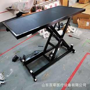 宠物圆形气动美容台液压升降桌用于中小型犬猫洗减吹美容台