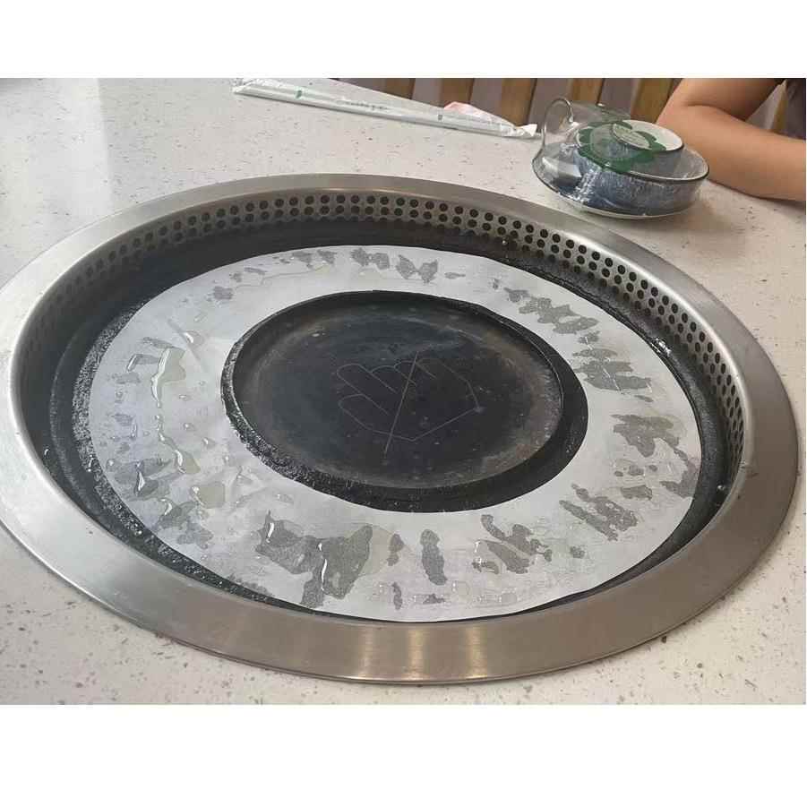加厚环形烤纸涮一体同心锅盘纸吸油纸耐高温防油牛皮纸烤肉烧烤纸