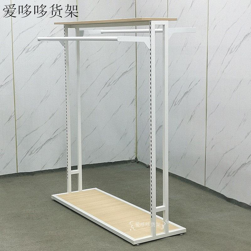 内衣店货架展示架双排落地陈列架内裤睡衣家居服中岛展示架可调节图片