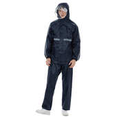 男女户外徒步夜间反光网衬分体雨衣 套装 2022年新款 牛津布雨衣雨裤