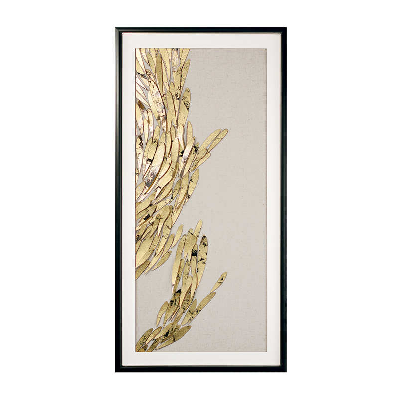 现代轻奢立体装饰画装置艺术画酒店别墅软装墙饰精品玄关组合挂画图片
