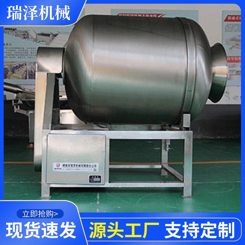 驴腱子肉真空滚揉机鸡味块滚揉桶肋骨块腌制入味设备800L