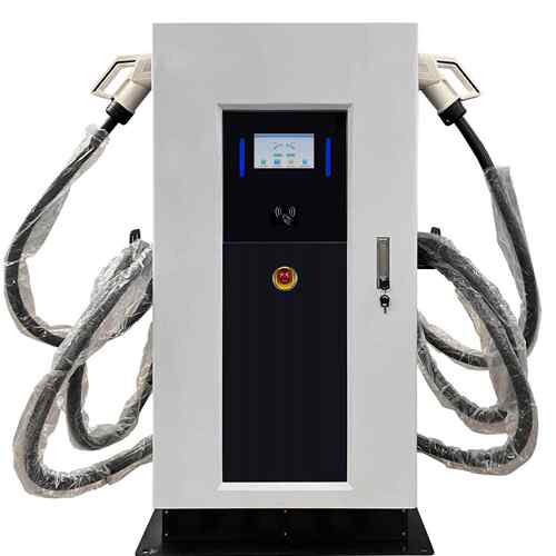 双枪60KWGBT商用支持OCPP落地式电动汽车EV直流充电桩