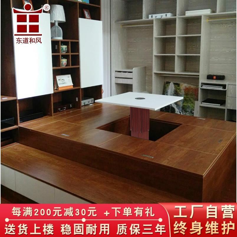 2I榻米榻升降机手柱动塌塌米升降桌手摇升降踏F76SS9JT踏器米升降