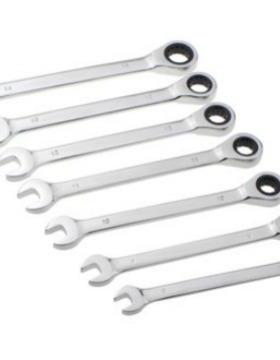 12PC两用轮扳手快扳手485棘套装五工具金72齿可CRV铬钒速钢