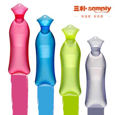 samply三朴热水袋注水女小暖水袋暖肚子痛经暖宫防爆暖宝宝暖手宝
