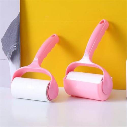 可撕式粘尘纸滚筒粘毛衣服滚毛刷去除毛刷卷纸吸毛器除毛器