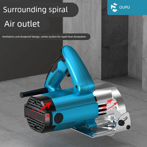 切割机大理石机石材瓷砖切割机多功能家用挎包木工挎包电锯开槽机