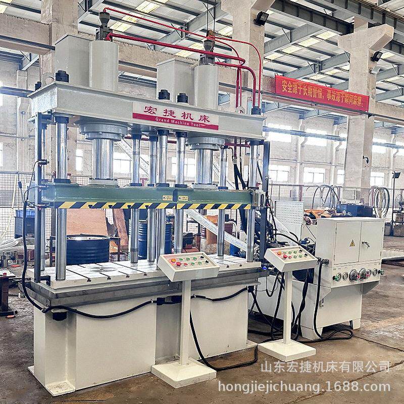 63吨四柱液压机厂家直供100吨双缸油压机 金属成型拉伸三梁压块机