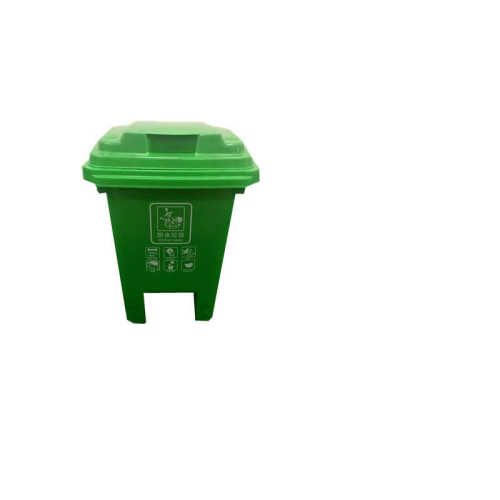 60L脚踏开盖无轮轴 家用户外环卫四色分类 全新料垃圾桶 厂价直销