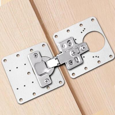 Stainless Steel Cabinet Door Hinge Repair Plate, Furniture C